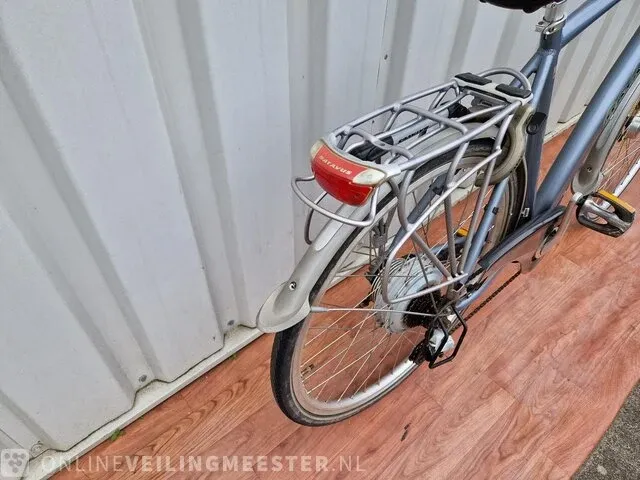 Elektrische herenfiets batavus, padova easy, lichtblauw - afbeelding 5 van  8