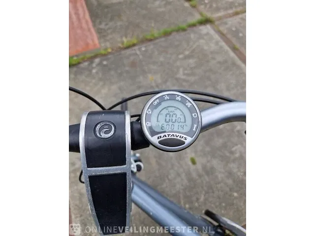 Elektrische herenfiets batavus, padova easy, lichtblauw - afbeelding 7 van  8