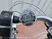 Elektrische herenfiets batavus, padova easy, zilver-blauw - afbeelding 5 van  6