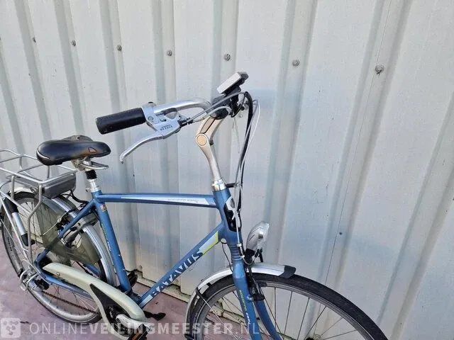 Elektrische herenfiets batavus, socorro easy, blauw - afbeelding 2 van  6
