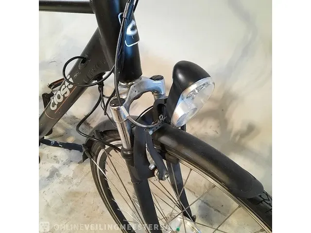 Elektrische herenfiets cross, espresso - afbeelding 3 van  20