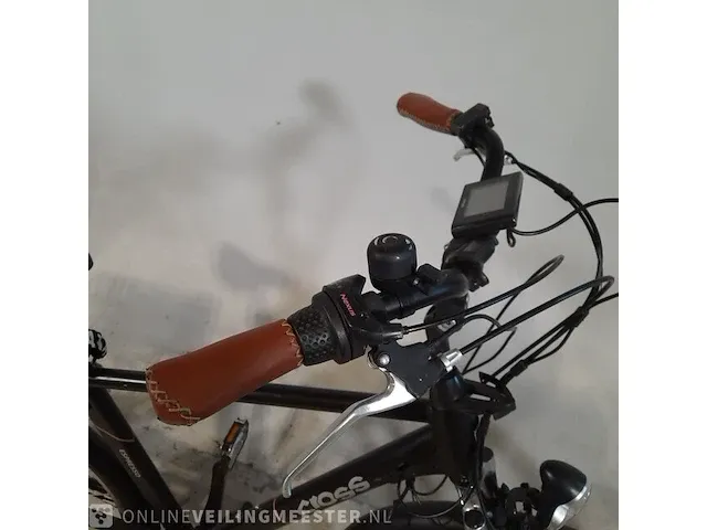 Elektrische herenfiets cross, espresso - afbeelding 5 van  20