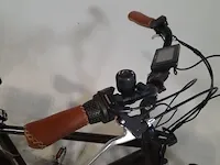 Elektrische herenfiets cross, espresso - afbeelding 5 van  20