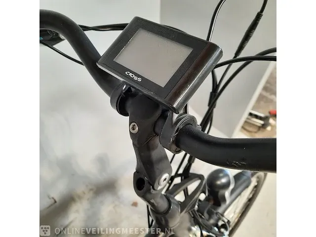 Elektrische herenfiets cross, espresso - afbeelding 7 van  20