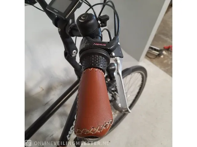 Elektrische herenfiets cross, espresso - afbeelding 8 van  20