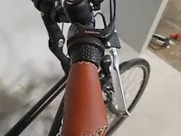 Elektrische herenfiets cross, espresso - afbeelding 8 van  20