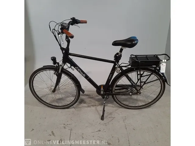 Elektrische herenfiets cross, espresso - afbeelding 9 van  20