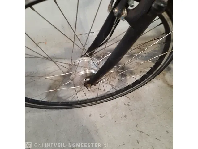 Elektrische herenfiets cross, espresso - afbeelding 10 van  20
