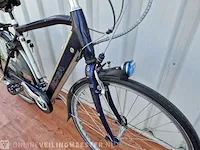 Elektrische herenfiets koga, e-tour, blauw-zilver - afbeelding 4 van  11