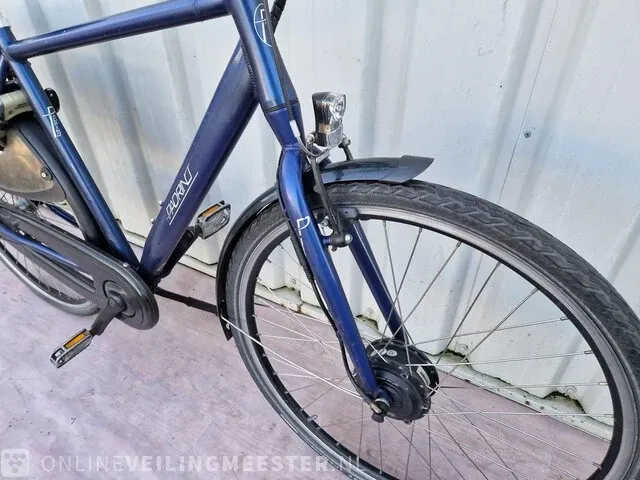 Elektrische herenfiets padrino, mtb, blauw - afbeelding 2 van  6