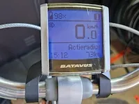 Elektrische herenfiets sparta, black line, zwart - afbeelding 4 van  12
