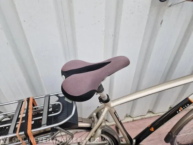 Elektrische herenfiets sparta, e-motion c3, goud-zwart - afbeelding 5 van  8
