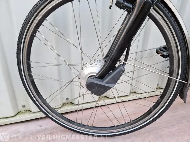 Elektrische herenfiets sparta, e-motion c3, goud-zwart - afbeelding 8 van  8