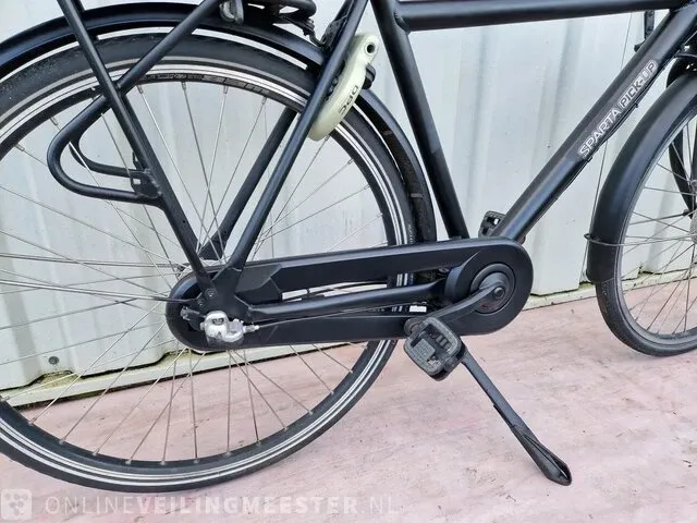 Elektrische herenfiets sparta, pick-up, matzwart - afbeelding 4 van  6