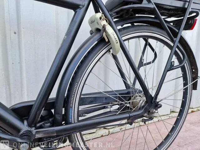 Elektrische herenfiets sparta, pick-up, matzwart - afbeelding 6 van  6