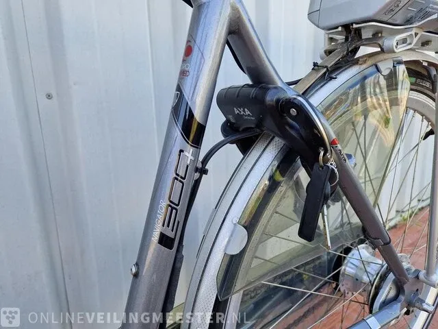 Elektrische herenfiets trek, navigator 300+, zilver - afbeelding 7 van  8