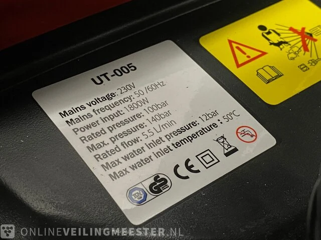 Elektrische hogedrukreiniger ultratoolz, ut-005 - afbeelding 4 van  5