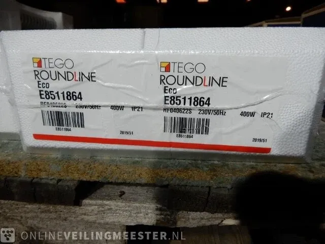 Elektrische kachel drl, tego roundline, wit, , 60x20cm - afbeelding 3 van  3