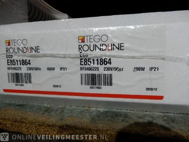 Elektrische kachel drl, tego roundline, wit, , 60x20cm - afbeelding 3 van  3