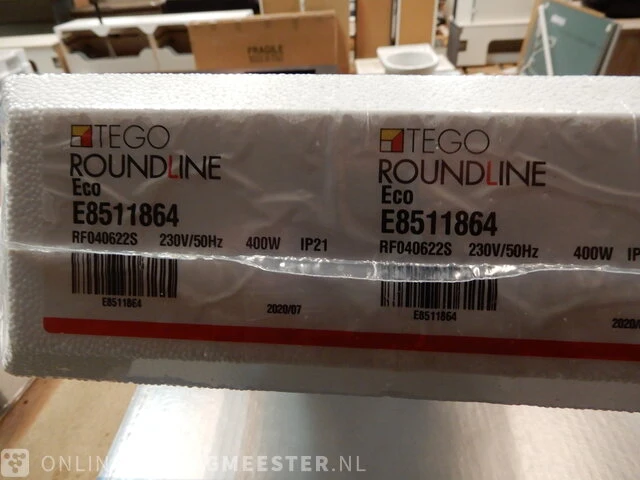 Elektrische kachel drl, tego roundline, wit - afbeelding 4 van  4