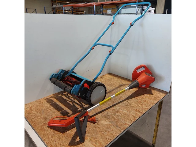Elektrische kantenmaaier en handmaaier, husqvarna en gardena - afbeelding 1 van  9