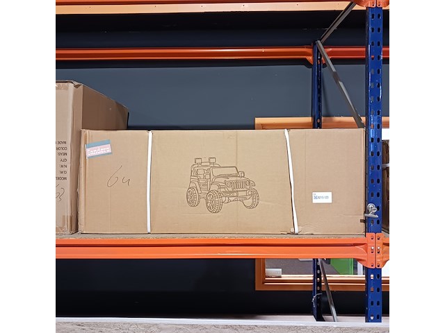 Elektrische kinderauto, rood, 2025 - afbeelding 2 van  3