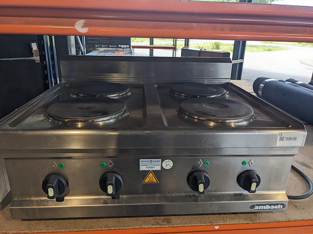 Elektrische kookplaat met perplex stekker, lambach, cct6040 - afbeelding 3 van  9