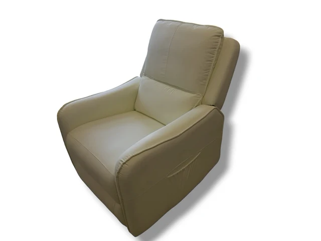 Elektrische lounge fateuil, beige, 2025 - afbeelding 2 van  4