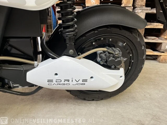 Elektrische motor/scooter 80 km p/u 'police' edrive, cargo job - afbeelding 10 van  13