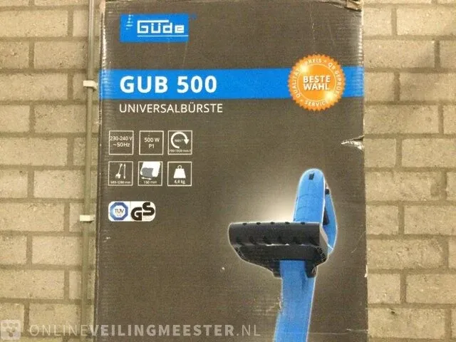 Elektrische oppervlakte- en voegenreiniger gude, gub 500, groen/zwart - afbeelding 3 van  4
