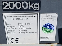 Elektrische palletwagen, baka, egu-2013, 2003 - afbeelding 7 van  11