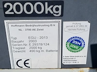 Elektrische palletwagen baka, egu-2013, bouwjaar 2003 - afbeelding 11 van  11
