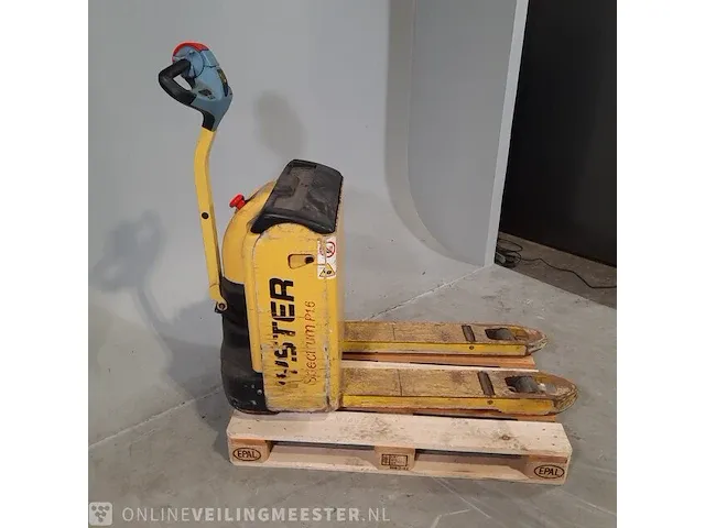 Elektrische palletwagen hyster, p1.6, bouwjaar 2005 - afbeelding 3 van  10