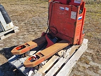 Elektrische palletwagen in onderdelen, linde, t20, 2009 - afbeelding 1 van  10