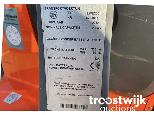 Elektrische palletwagen - afbeelding 8 van  8