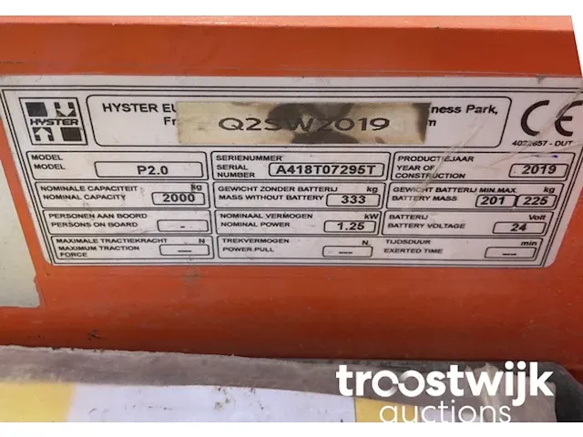 Elektrische palletwagen - afbeelding 6 van  6