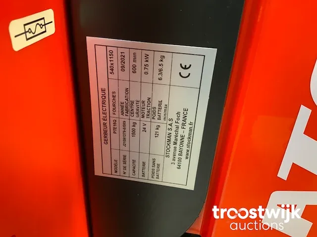 Elektrische palletwagen - afbeelding 4 van  9