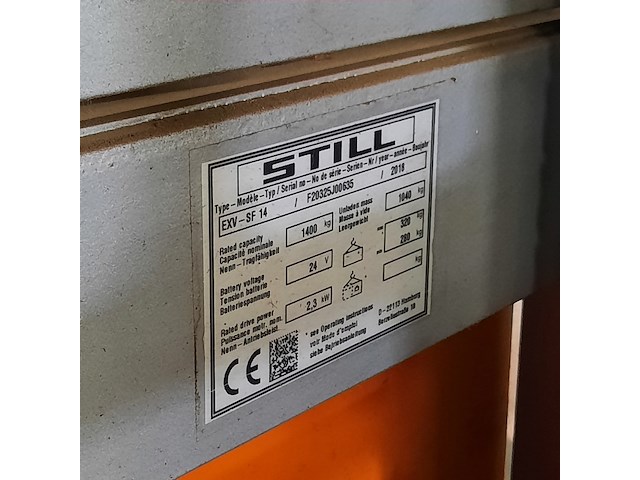 Elektrische pompwagen, still, exv-sf 14, 2018 - afbeelding 10 van  19