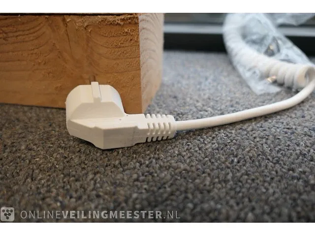 Elektrische radiator plieger, met wit - afbeelding 3 van  5