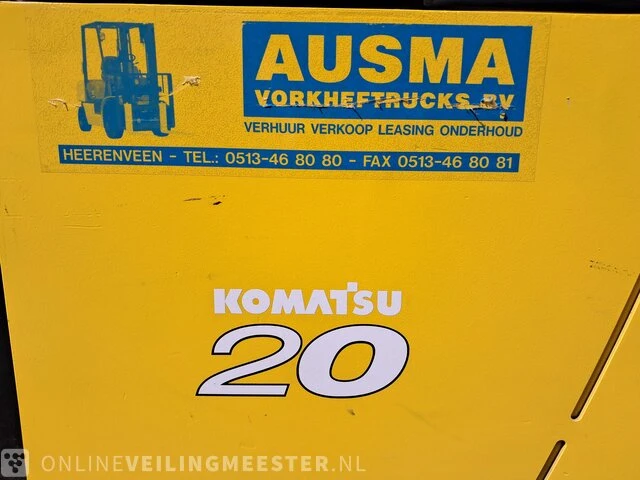 Elektrische reachtruck komatsu, fb20rw1r, bouwjaar 2003 - afbeelding 44 van  44