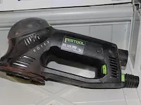 Elektrische schuurmachine festool rotex ro 125 feq in stapelbare kunststoffen koffer. voedingskabel ontbreekt. - afbeelding 2 van  2