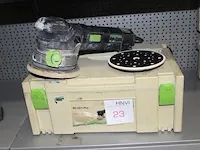 Elektrische schuurmachine festool type r0 150 e-plus in kunststoffen stapelbare koffer. - afbeelding 1 van  2