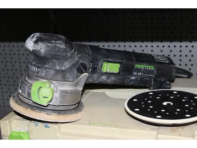 Elektrische schuurmachine festool type r0 150 e-plus in kunststoffen stapelbare koffer. - afbeelding 2 van  2