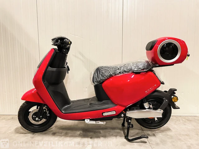 Elektrische scooter 25 km p/u edrive, milano, rood - afbeelding 1 van  3