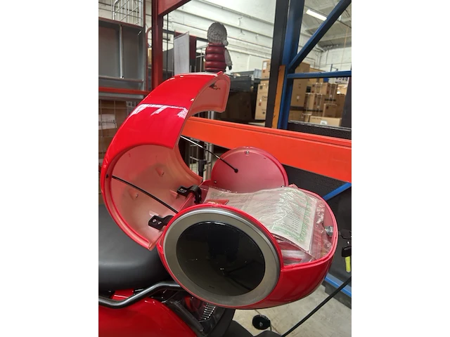 Elektrische scooter 25 km p/u, edrive, milano, rood - afbeelding 3 van  12