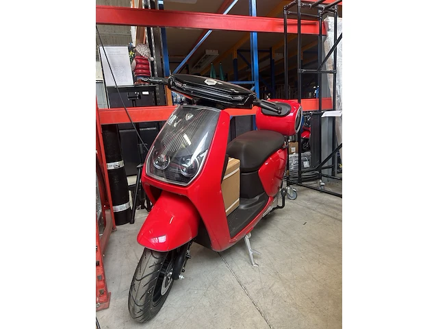 Elektrische scooter 25 km p/u, edrive, milano, rood - afbeelding 5 van  12