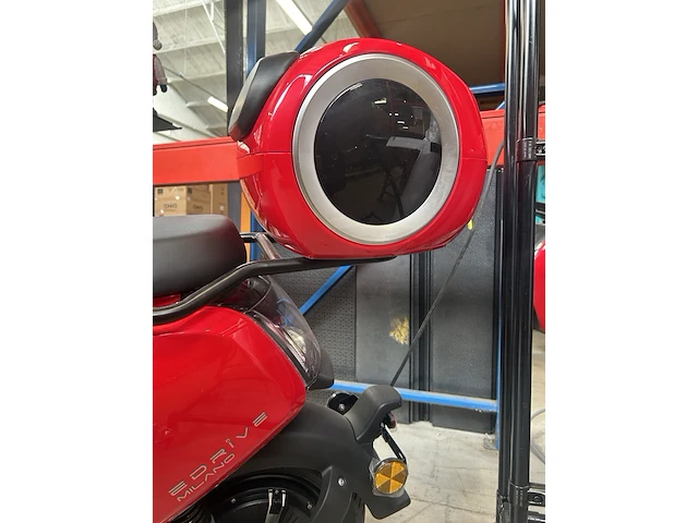 Elektrische scooter 25 km p/u, edrive, milano, rood - afbeelding 12 van  12