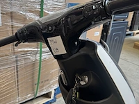 Elektrische scooter 25km/u milano, edrive, wit - afbeelding 2 van  4