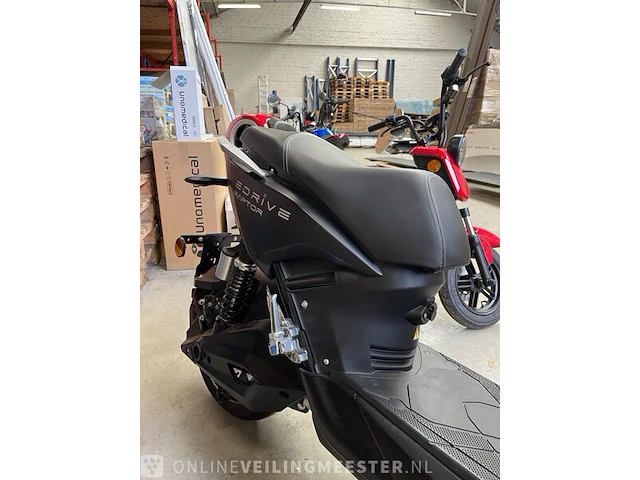 Elektrische scooter 45 km p/u edrive, raptor, zwart - afbeelding 4 van  13