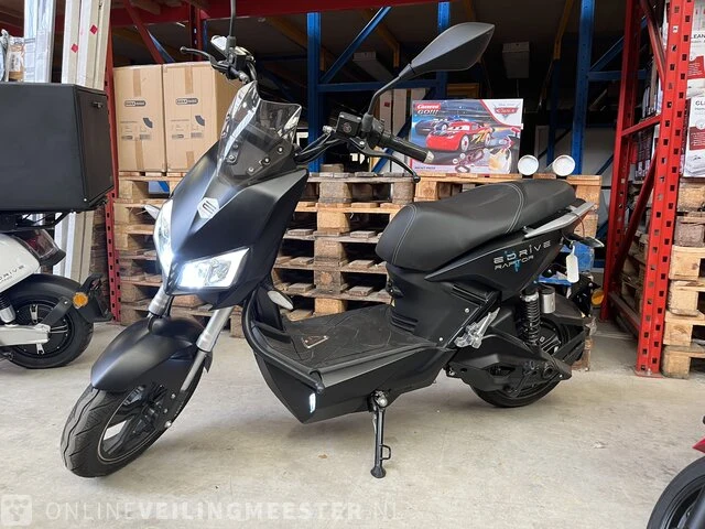 Elektrische scooter 45 km p/u edrive, raptor, zwart - afbeelding 1 van  13